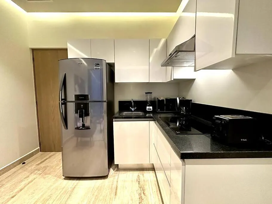 公寓 Modern Loft With Rooftop Pool & Gym By Solmar Rentals 普拉亚卡门