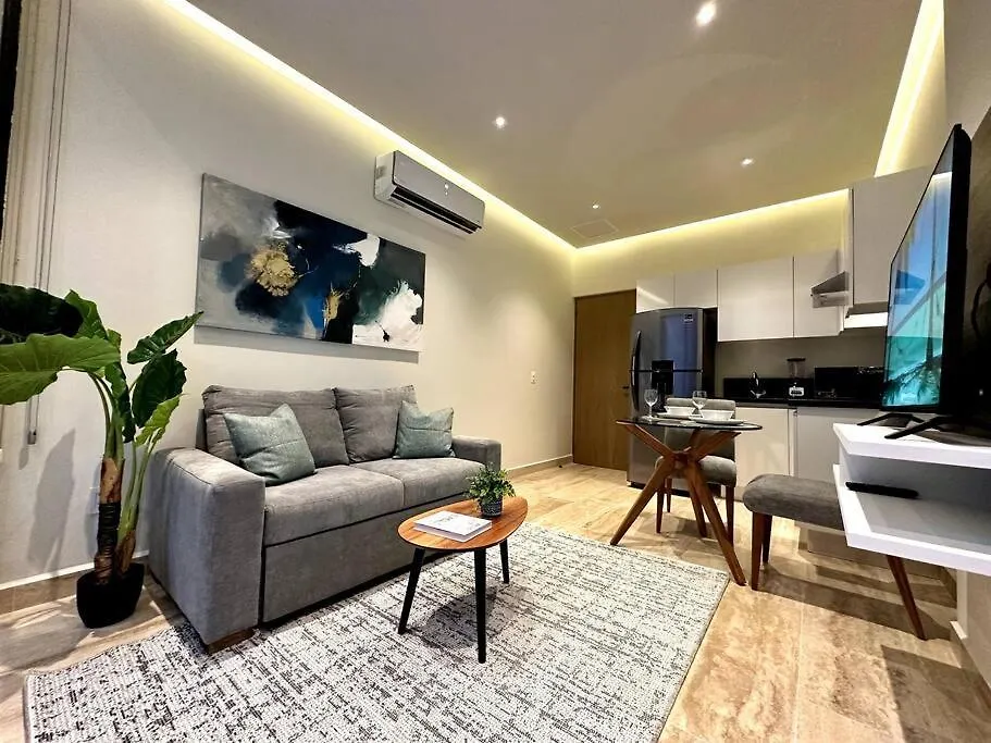 Modern Loft With Rooftop Pool & Gym By Solmar Rentals 普拉亚卡门 0*,  墨西哥