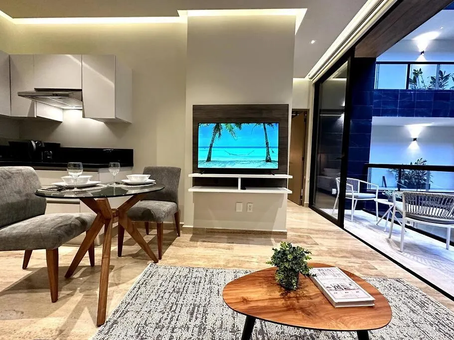 Modern Loft With Rooftop Pool & Gym By Solmar Rentals 普拉亚卡门 0*,