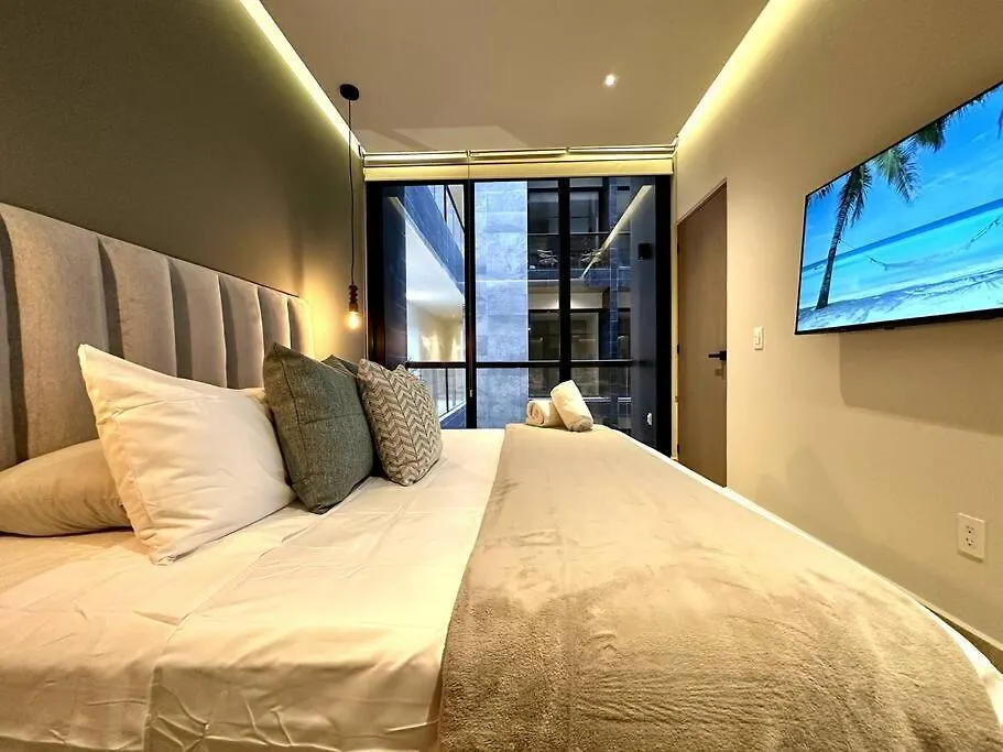 Modern Loft With Rooftop Pool & Gym By Solmar Rentals Playa del Carmen Messico